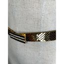 Cinch Vintage Statement Belt Womens Gold Rhinestone 90s  Waist Scales Glamour Photo 8