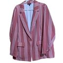 Torrid  Womens Plus Size 3X Multicolor Stripe Blazer Jacket Photo 0