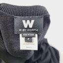 W By Worth  Womens Black Wool / Cashmere Blend V-Neck Dress Size P /Small Photo 2