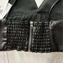 NWT House of Harlow 1960 Vegan Leather Black Shorts & Crop Top Size 8 Photo 6