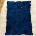 American Eagle  Outfitters infinity scarf rough hem blue and black New! Photo 2