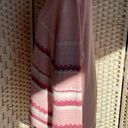 Northern Reflections Vintage  Granny Cardigan Striped Pink Floral Buttons Size XL Photo 3