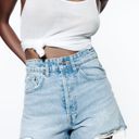 ZARA Distressed Jean Shorts Photo 0