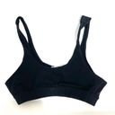 Good American Essential Lounge Black Scoop Bra Size 1 Small Photo 3