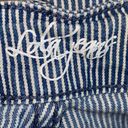 Bermuda Lola Jeans Pin Stripe Blue & White Amy LS Mid Rise  Shorts Photo 3