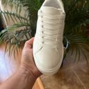 Soda White Vegan Leather Lace Up Sneaker Photo 6