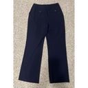 Worthington  Stretch Women's Navy Blue Wide Leg Dress pants size 8‎ Photo 5