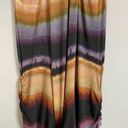 Young Fabulous and Broke  Maxi Dress Striped Tie-dye Racerback‎ Ruched Large Summer Photo 10