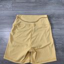 We Wore What NEW  Yellow Gold Chain Biker Shorts Photo 2