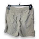 Mountain Hardwear  Womens Shorts 4 Zip Pocket Bermuda Tan Nylon Outdoor Hiking Photo 1