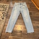 Ross S.O.N.G. Distressed Light Wash High Rise Mom Jeans Size 3/26 Photo 0