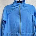 Lilly Pulitzer  Luxletic Kapri Jacket light blue, size L secured pockets. Photo 2