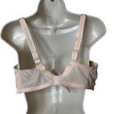 Felina  Tan nude Lace Unlined Side Smoothing Minimizer Bra sz 38DD Photo 1