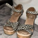 Toms Aztec Casual Wedges Sandals High Heels Photo 0