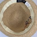 Scala  Girl Paper‎ Straw Hat Butterflies One Size Photo 3