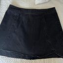 PacSun Black  Denim Skirt Photo 0