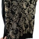 Polo Vintage paisley floral metallic banded waist  neck sweater NWT size M medium Photo 3