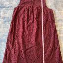 Xhilaration  Maroon Floral Lace Sleeveless Dress Medium Photo 8