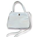 Perlina Leather Light Grey Small Crossbody convertible handbag Purse Photo 0