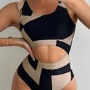 SheIn Colorblock Cut-Out One Piece Swimsuit Photo 0