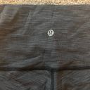 Lululemon Gray Cropped Heather Leggings Photo 2