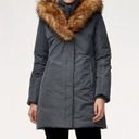 Babaton  Aritzia Julian Down Faux Fur Parka Purple Aubergine Medium Photo 2