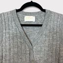 Jantzen  Cardigan Sweater Vest Size Large Cable Knit Grey Grandpa Dad Vest Photo 3