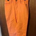 Faded Glory 𝅺ORANGE pants size 6 Photo 0