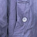 Woman Within  Navy Blue Sherpa Lined Zip Up Jacket Womens Size 28 Wide Photo 3