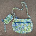 Vera Bradley blue & green floral purse & wallet Photo 1