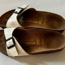 Birkenstocks Madrid White Single Strap Sandals Women’s Size 36, 5-5.5 US Photo 2