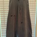 Aerie Distressed Wide Leg Sweatpants Photo 0