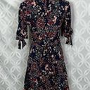 Jessica Simpson  Womens Size S Floral Brooklyn Tie Up Button Mini Dress NWT Photo 3