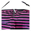 Michael Kors MICHAEL  Womens Tankini Bathing Suit Top Halter Pink Black Striped S Photo 2