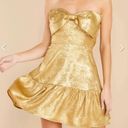 TCEC NWT  Gold Strapless Joy Dress Photo 0