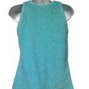 525 America  Womens Size S Blue Knit Sleeveless Sweater Vest Photo 4