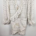 Retrofete Lennon Embellished Silk Chiffon Dress in White Size Small NWT Photo 4