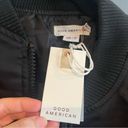 Good American NWT |  Satin Bomber Jacket Photo 6