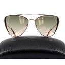 Oscar de la Renta  Gold Cat Eye Aviator Sunglasses Jordana Photo 1