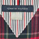 Tommy Hilfiger  red blue plaid single breasted blazer jacket 10 Photo 9