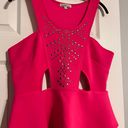 Charlotte Russe Hot Pink Cut-Out Dress Photo 1