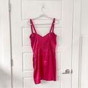 Reformation  Fonda Dress Rhubarb Silk Photo 47