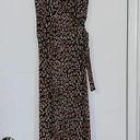 Free People Black Wrap Maxi Dress With Print Photo 4