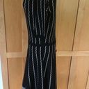 Gabby Skye black and cream striped sweater Dress size Medium Photo 2