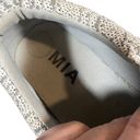 MIA  Heathered Gray Knitted Lace Up Low Top Casual Sneakers Women Sz 8 Photo 4