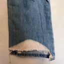 Mudd  Wide Leg Low Rise Distressed Jeans Size 3 Style 4CBL78 Raw Hem Bleached Y2L Photo 8