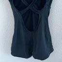 Lululemon  Romper Jumpsuit Playsuit Bodysuit Leotard Black Strappy Back 4 Photo 7