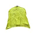 Young Fabulous and Broke  Women's Small Silky Lime Green Button Up Blouse Photo 5