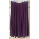 Coldwater Creek Vintage  burgundy pleated knit maxi skirt size XL Photo 21