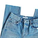 GRLFRND  Linda High Rise Straight Leg Distressed Crop Denim Jeans 29 Photo 4